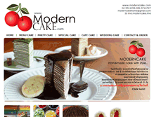 Tablet Screenshot of moderncake.com